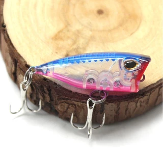 Isca artificial Micro popper superfície 4cm 3.3g iscas artificiais para tucunaré isca de pesca garateia
