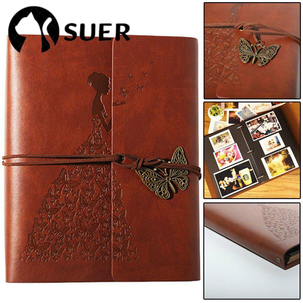 Álbum De Fotos SUEBR Manual De Férias Em Couro Caderno