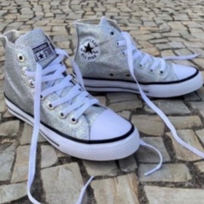 TÊNIS ALL STAR BOTINHA GLITTER INF