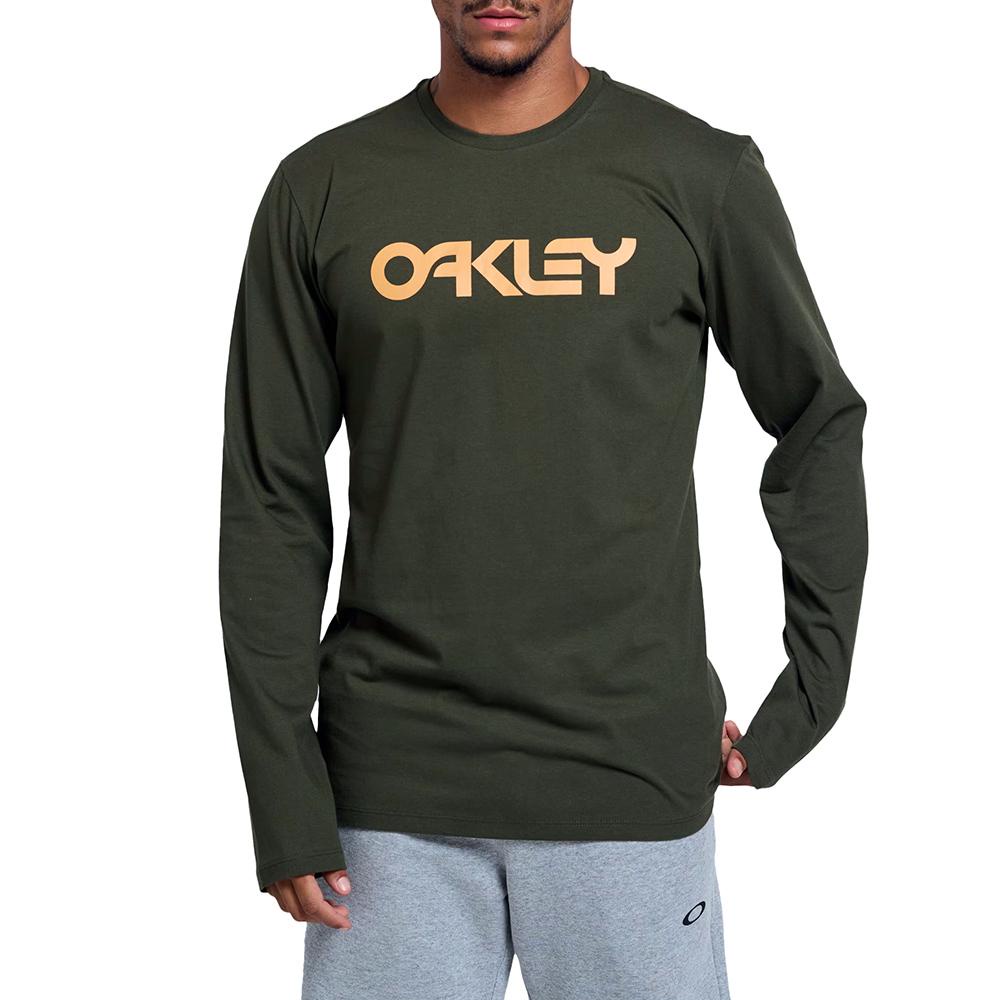 Camiseta Oakley Mod Bark Manga Longa Masculina - Original