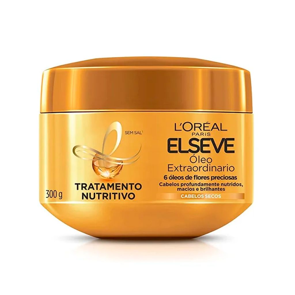 Máscara Capilar De Tratamento Elseve Óleo Extraordinário Nutrição ...