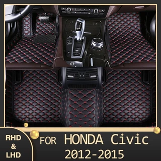 MIDOON Tapetes De Piso De Automóveis Para Honda Civic 2012 2013 2014 2015 Personalizados