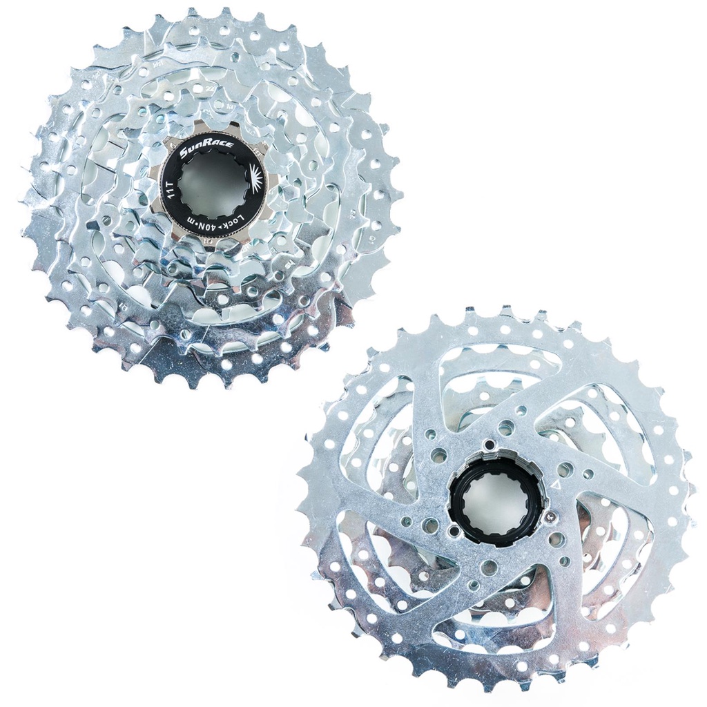Cassete K7 bike 7V 11-34D Megarange 3x7 21v MTB Urbano c/ NF