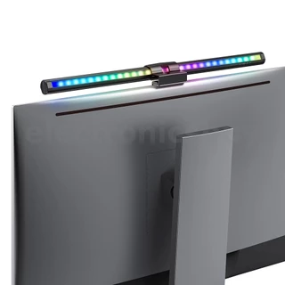 BlitzWolf ® BW-CML2 RGB Monitor Barra De Luz De Fonte Dupla 300-1000Lux Luzes De Proteção Da Atmosfera Com Cor Ajustável