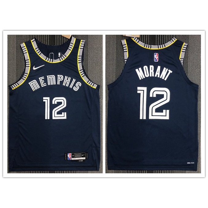 新品 復刻限定 NBA Grizzlies ジャ·モラント ユニフォーム memphis-grizzlies-nike-classic