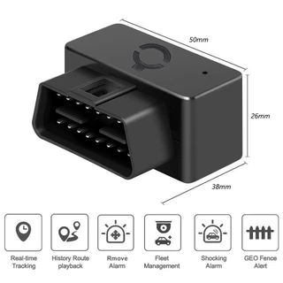 Rastreador GPS OBD Com Rastreamento De Carro Escuta De Voz Anti-Perda 2G Localizador Simples De Instalar APP Web Gratuito