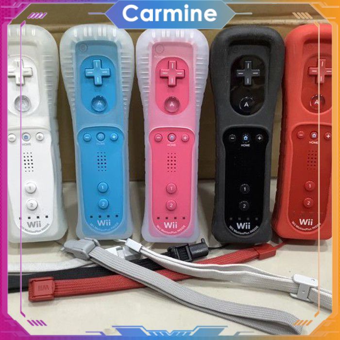 Controle remoto sem fio Gamepad Controller para Nintendo Wii Nunchuck Nintend Remote Motion Plus Joystick Joystick opcional Carm