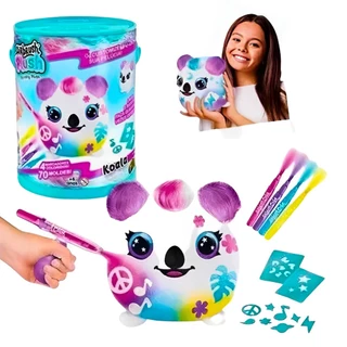 Pelúcia Infantil Para Pintar Airbrush Na Lata Cor Verde F01106 - Fun