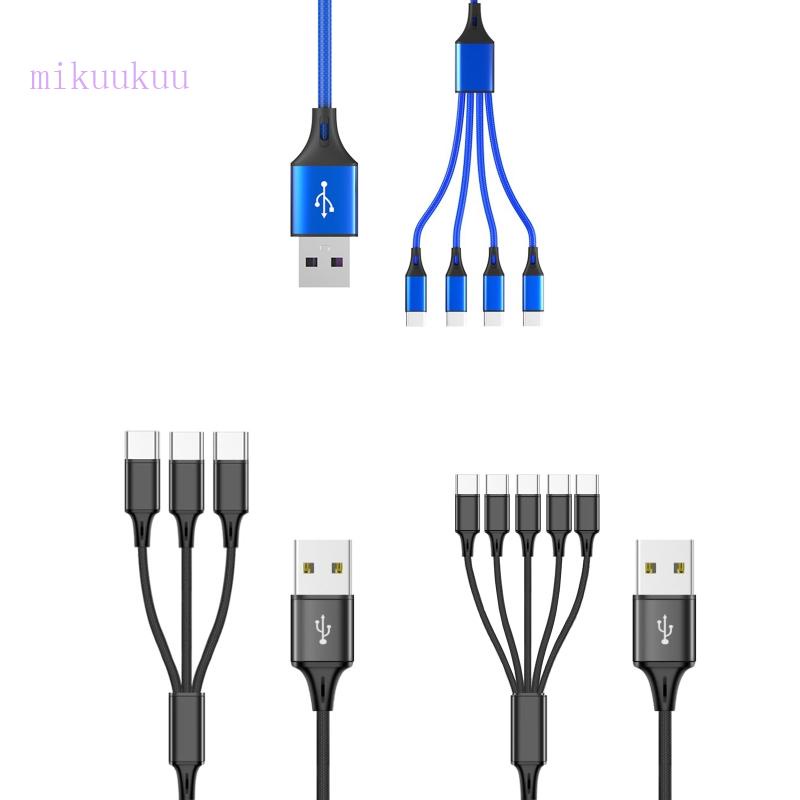 Cabo Multi Carregamento MIku USB 3 4 5 Em 1 Carregador De Telefone ...