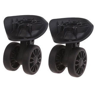 RUNNY 2Pcs A89 Mala De Reposição De Rodízios De Carrinho Bagagem Rodas De Caixa Linha Dupla