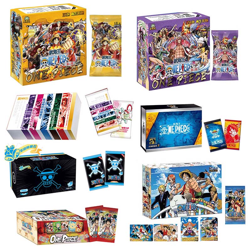 Novo One Piece Cartões 24 CAIXA Conjunto Completo Anime Coleção de  Personagens Luffy Roronoa Sanji Nami Cartas de Papel Jogo Cartas