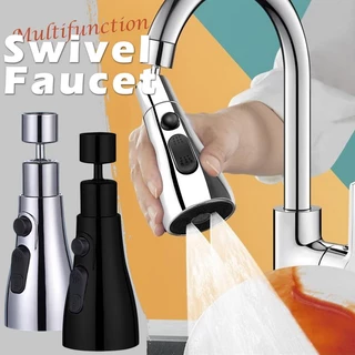 3-Modo Universal 360 ° Torneira De Cozinha Rotativa Bocal Substituível Água Da ABS Chuveiro Bolha
