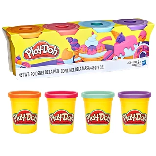 Massa De Modelar Com 4 Potes Sortidos Play-Doh B5517 Hasbro