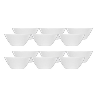 Conjunto de Tigelas Nadir Opaline Média 12 Peças