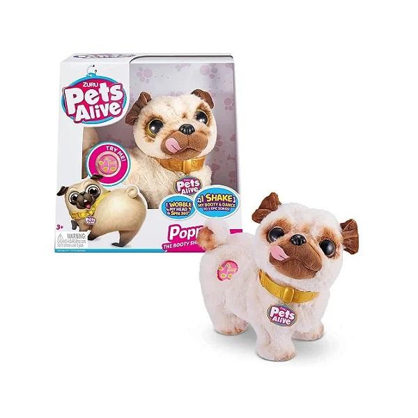 Boneca de pelúcia Poppy PJ Pug-A-Pilar, bonecas peludas de algodão