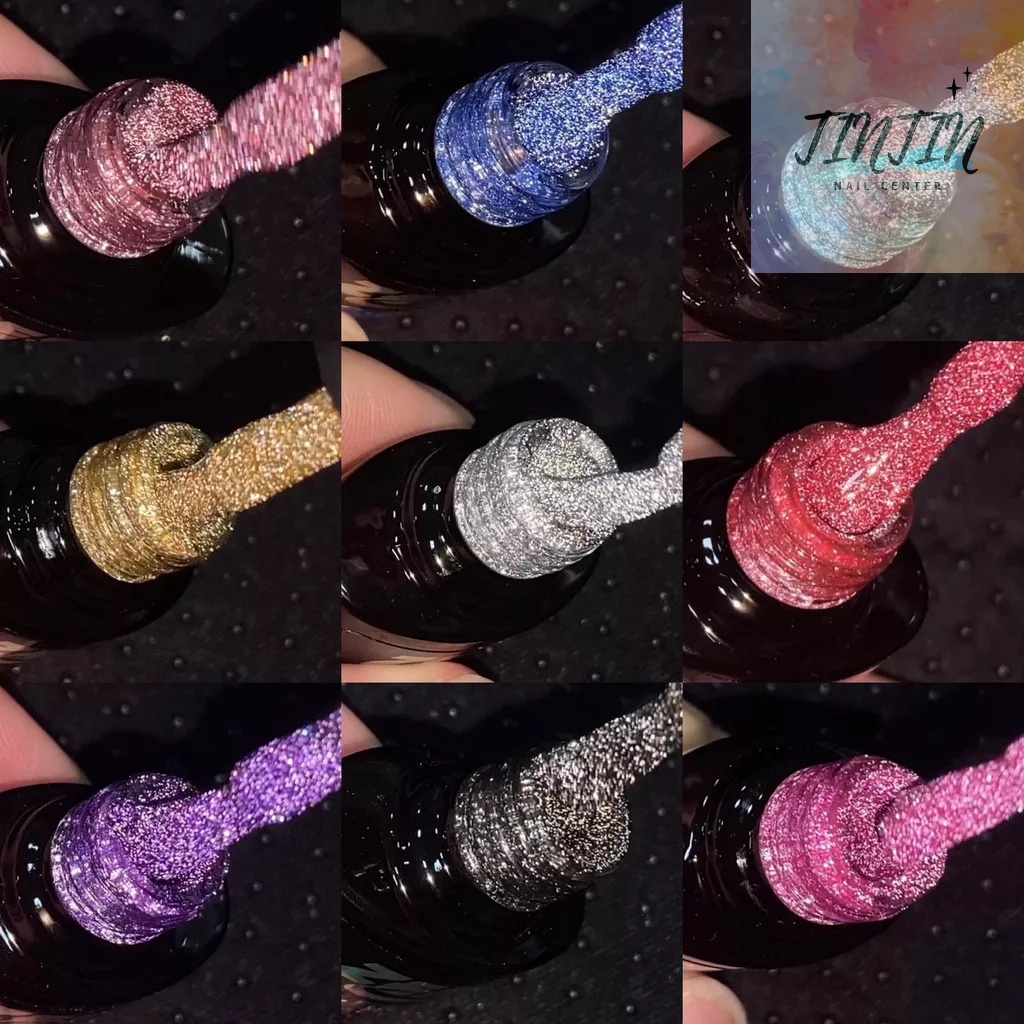 KIT 12 Esmalte Gel De Unha Esmalte Zem 10ml Esmalte Diamente Esmalte em Gel Reflexivo /Brilho/Brilhante Para