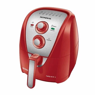 Fritadeira Elétrica Air Fryer AFN-40 Mondial 4 Litros Vermelho/Inox