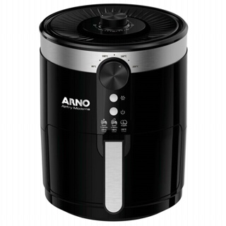 Fritadeira sem Óleo Arno Air Fryer Moderna PFRY, Cesta, 3,5 Litros, Preto