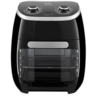 Fritadeira sem Óleo Philco Air Fryer Oven PFR2000P, 11 Litros, 2 em 1, Preto