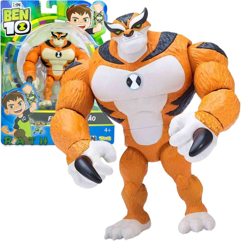 Ben 10 - Boneco Articulado Rath Herói Alienígena - Sunny 1750 | Shopee ...
