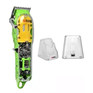Maquina De Cortar Cabelo Profissional Wmark Ng 308 + Base Carregadora Cs01