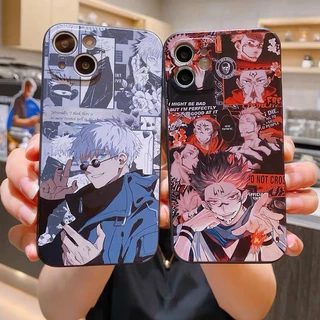 Capa Capinha Case iphone 15 6 6s 6s 7 8 Plus 11 12 13 mini 14 Pro Max XR XS Capa De Telefone gojo satoru anime Fofo