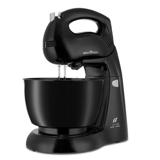 Batedeira Britânia Perola 550 PR Turbo, 4 Velocidades, 1 Tigela, 500W, Preto