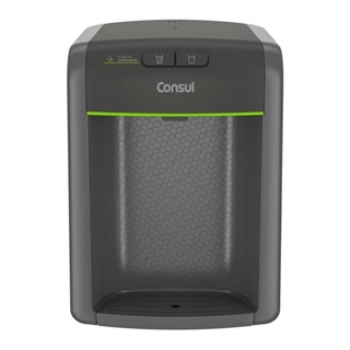 Purificador de Água Consul CPB34AFVNA, Refrigeração Eletrônica com Filtragem, Cinza, Bivolt