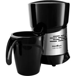 Espremedor de Frutas Britânia Profissional Turbo, 260W, 1,3 Litros, Preto, Bivolt