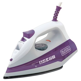 Ferro de Passar a Vapor Black & Decker FX1000, Base Antiaderente, Roxo