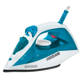 Ferro de Passar a Vapor Black & Decker FX2100 com Base Antiaderente Azul