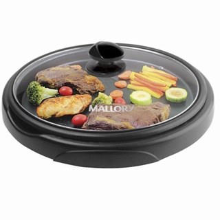 Grill Mallory Sollaris com Tampa de Vidro, Preto