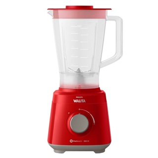 Liquidificador Philips Walita Daily RI2110 Copo de Plástico, 2 Velocidades + Pulsar, 550W, Vermelho
