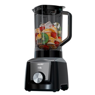Liquidificador Mallory Dark Force, Copo Plástico, 15 velocidades, 1500W, Preto