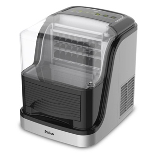 Máquina de Gelo Philco PMG20P, 20Kg, Preto