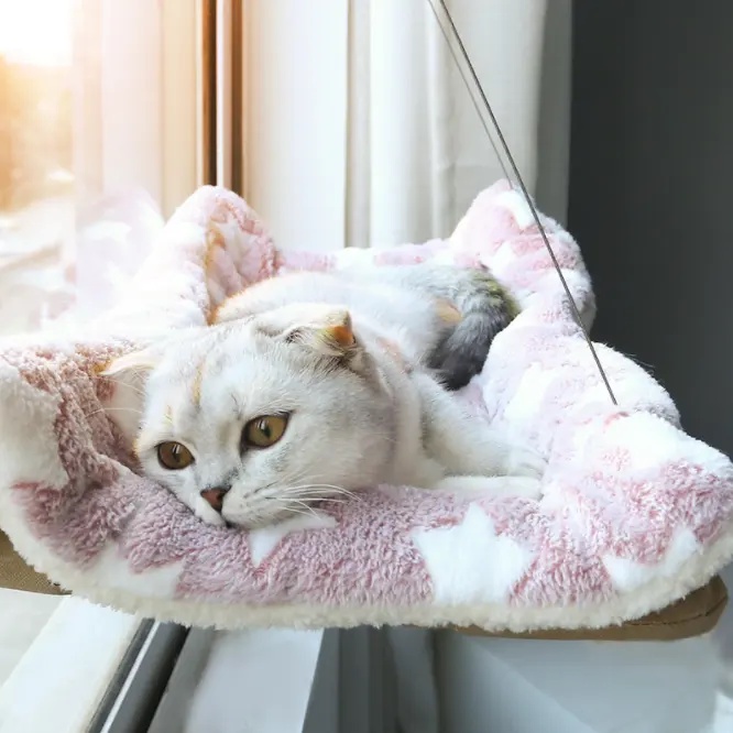 Cama De Janela Para Gatos Suspensa 4 Cores Para Escolher Shopee Brasil