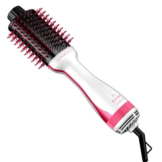 Escova Secadora Gama Glamour Pink Brush 3D Rosa/Branco 1300W