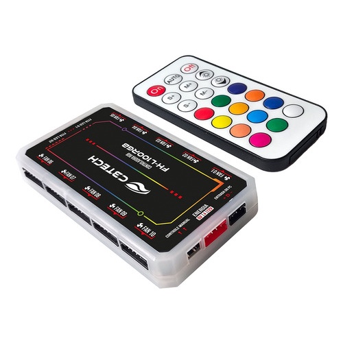 Controladora De Fans Argb 6 Pinos Para Gabinete Gamer C3tech