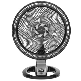 Ventilador de Mesa Britânia BVT510P Turbo, 50cm, 3 Velocidades, Preto