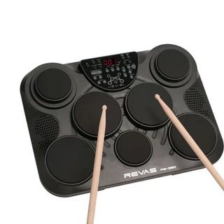 Bateria Eletrônica PB-350 Preta Roland Revas.