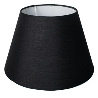 Cupula De Abajur Média 19cm x 16cm x 28cm Formato Coliseu Tecido Algodão com Revestimento Acetato Encaixe 3,5cm Nacional