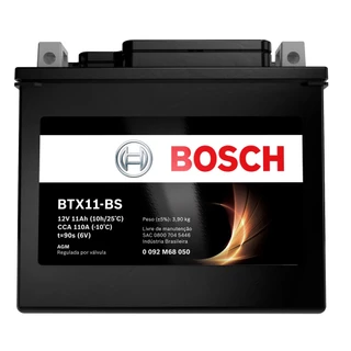 Bateria Bosch Dafra Citycom 300i 11ah Btx11-bs (ytx12-bs)