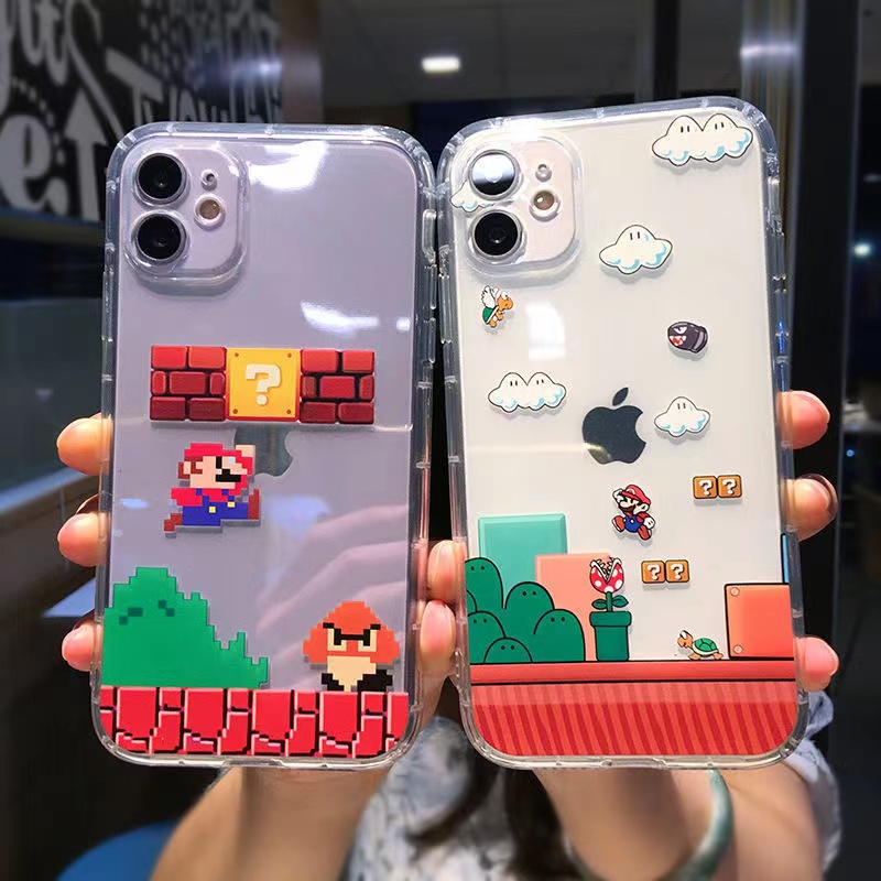 Jogo De Desenho Animado Super Mario Bros Para iPhone 14 13 12 11 Pro MAX Mini XR XS 8 X 7 SE 2020