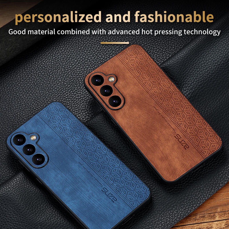 Couro De Luxo Samsung Todos Incluindo Capa Para Telefone S23 S22 S21 Plus Ultra S20 S21 S23 FE De Estrutura Macia TPU Resistente A Quedas