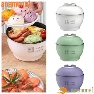 ANEMONE1 Panela Elétrica , De Cozimento Rápido A Vapor Multi-Mini Tigela De Macarrão Com Massa 1.2L