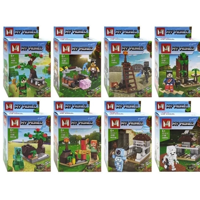 Minecraft My World Portal - Coleção Bloco De Montar