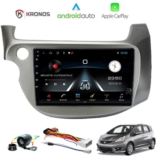 Kit Central Multimidia Kronos 9 Polegadas Android Honda Fit 2009 a 2014