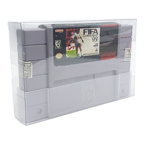 10pçs Games-31 (0,30mm) Caixa Protetora para Cartucho Loose SNES Super Nintendo Aclopado com Dust Cover