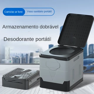 Banheiro de carro Banheiro dobrável Acampamento Banheiro dobrável de emergência Banheiro de carro Banheiro de emergência dobrável Banheiro ao ar livre Banheiro de emergência Banheiro anti-odor Banheiro agente de cura