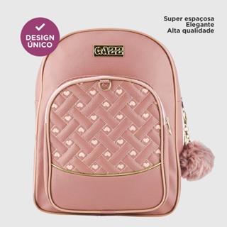 Mochila Feminina Pequena Faculdade Resistente Leve Barato